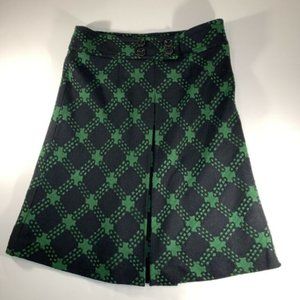Grace Elements Green and Black Winter Skirt